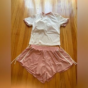 New! Two pieces swimsuit swimwear 
Size: M